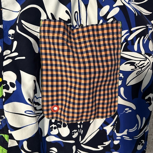 Robert Graham Swim Trunks Men's 40x9 Abstract/skull Board Shorts Beach Vacation - Picture 7 of 11